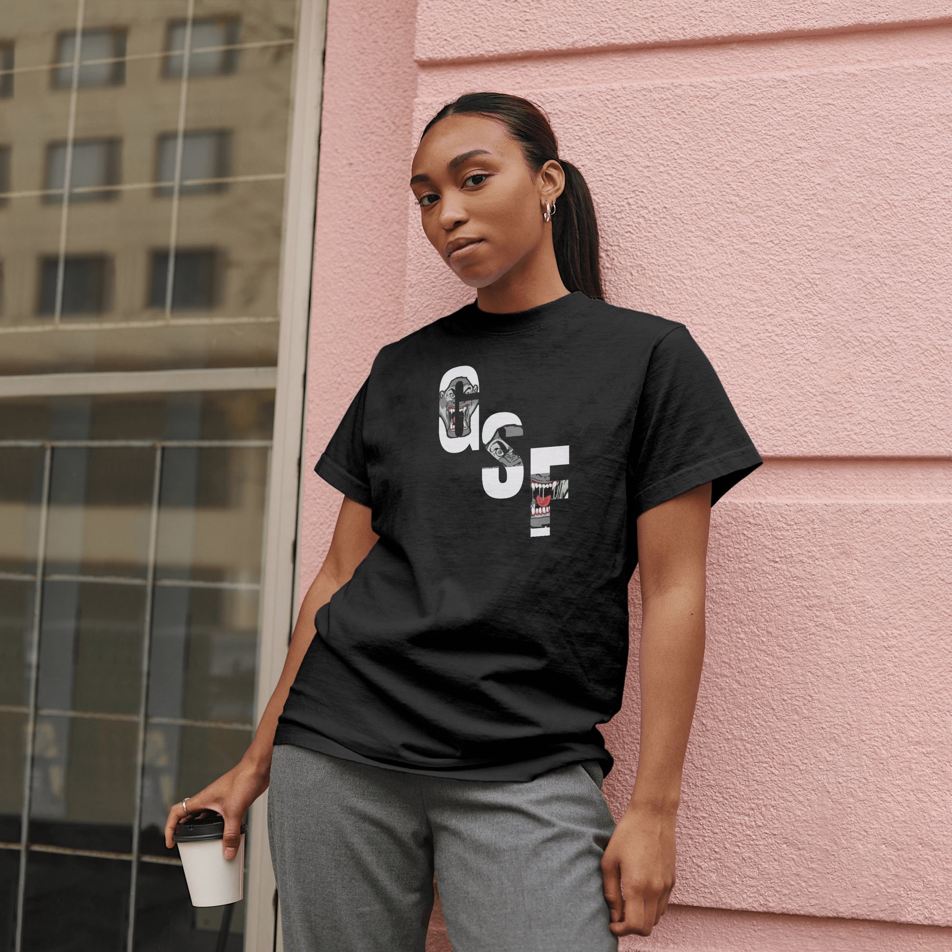 Unisex Short Sleeve GSF LETTERS ONLY