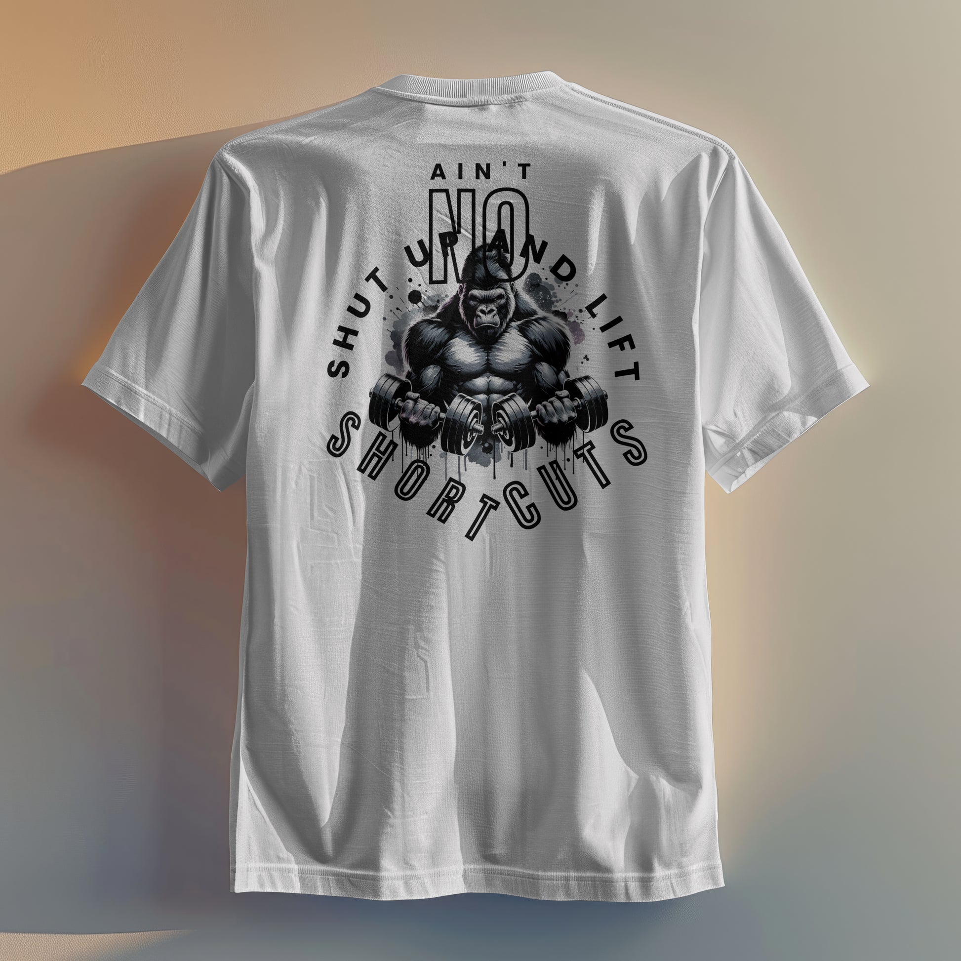 Unisex Short Sleeve Black No shortcuts