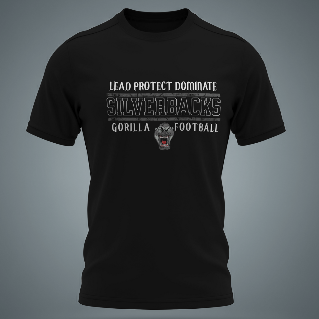 LEAD PROTECT DOMINATE T-SHIRT SILVERBACKS FOOTBALL TEAM